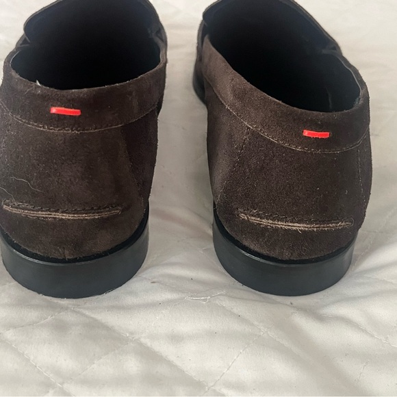 AEYDE Oscar Suede Penny Loafers in Moka Brown - Size 40 - Picture 3 of 11